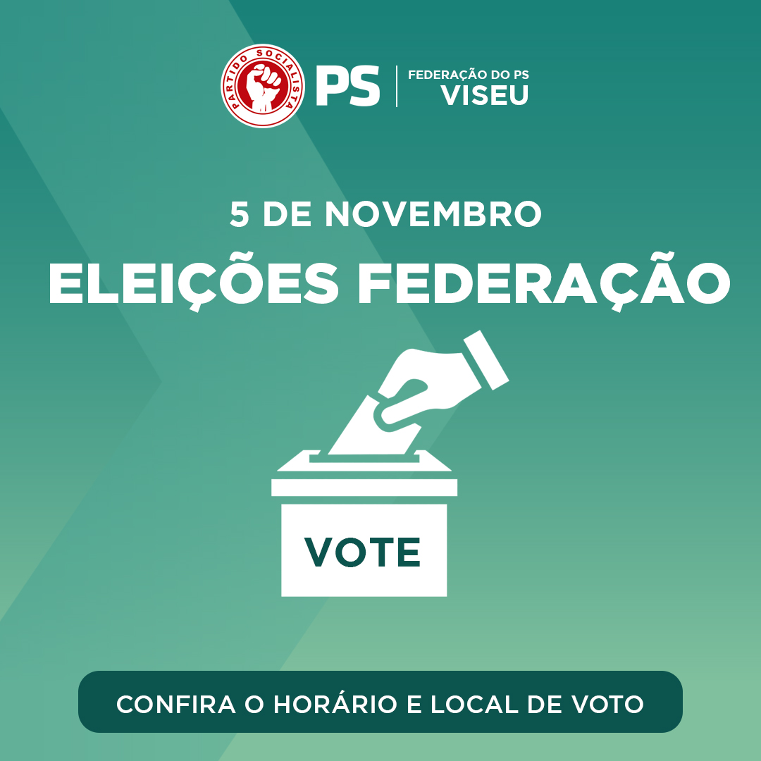 ELEIÇÕES FEDERATIVAS | 5 NOVEMBRO 2022 