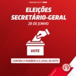 Eleições para Secretário-Geral | 28 junho